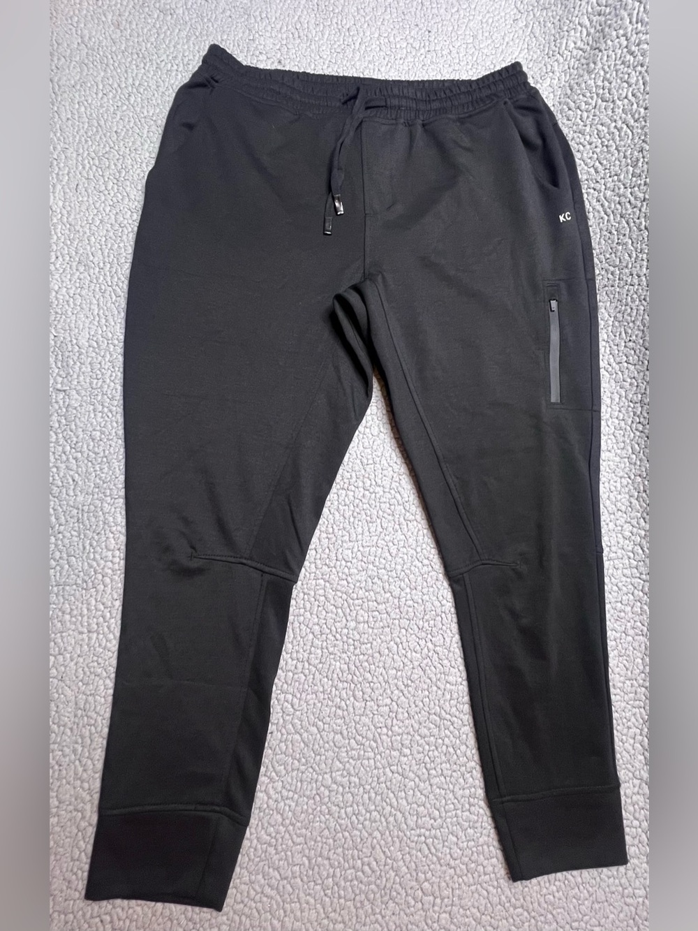 Kenneth Cole Reaction Women’s Track Pants Size Large Black And Grey Active Wear